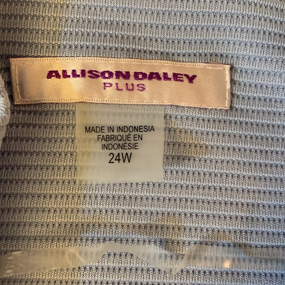 Allison Daily Plus baby blue dress jacket with pockets - Picture 10 of 13